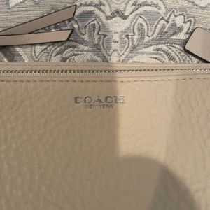 Coach pebble leather wallet.